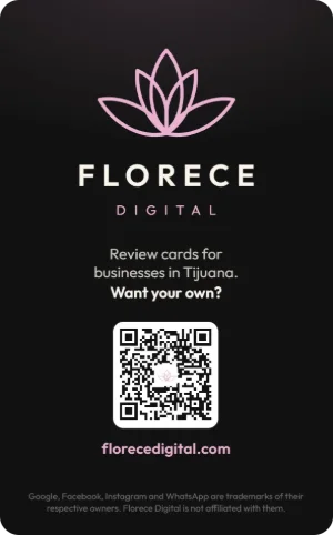 Back of our cards, with the QR that brings you here