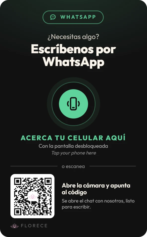 Tarjeta para escribir por WhatsApp